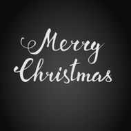 Christmas vector hand lettering