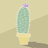 Cactus in a cartoon style N2