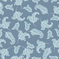 vintage floral seamless pattern retro vector background N3
