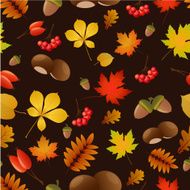 Autumnal seamless bacgground