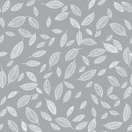 Flying leaves card vector seamless pattern background N2