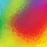 Abstract colorful triangle geometrical Vector background