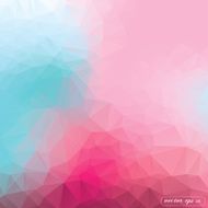 Abstract sweet pink triangle geometrical Vector background