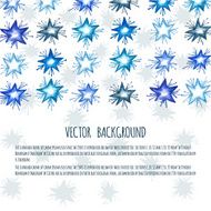 Watercolor winter background