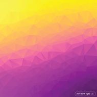 Abstract yellow and purple tone triangle geometrical Vector