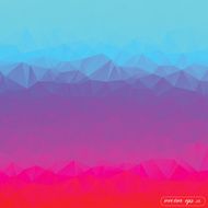 Abstract purple triangle geometrical vector background