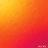 Abstract orange tone triangle geometrical Vector background N2