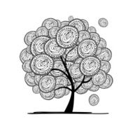 Abstract floral tree for your design N5