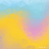 Abstract sweet pastel triangle geometrical Vector background