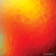 Abstract orange tone triangle geometrical Vector backdrop