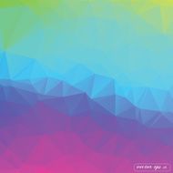 Abstract colorful triangle geometrical Vector backdrop background