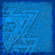 Blue grunge background Abstract vintage texture with frame and N2