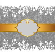 Christmas card silver