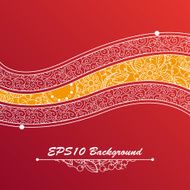 Background with Ornate Floral Pattern N4