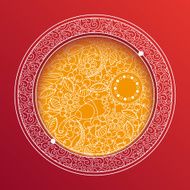 Background with Ornate Floral Pattern N5