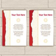 Cards with Gold Stamping N2
