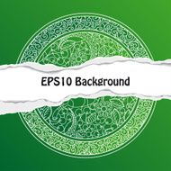 Background with Ornate Floral Pattern N6