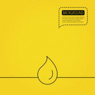 Water drop icon Liquid sign