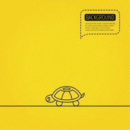 Turtle icon Tortoise sign