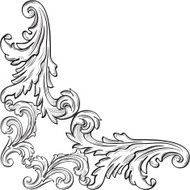 The corner with nice acanthus leaf