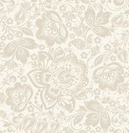 Vector Floral vintage rustic seamless pattern N16