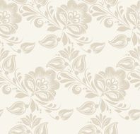 Vector Floral vintage rustic seamless pattern N17