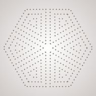 Vector circular pattern in the form of intricate flower Mandala N2