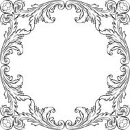 The rosette with nice acanthus leaf