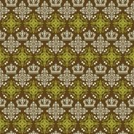 Retro Damask Background N2