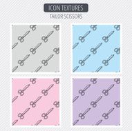 Tailor scissors icon Hairdressing sign N2