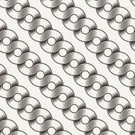Vector seamless texture of intertwined bands