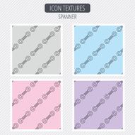 Spanner tool icon Repairing service sign N2