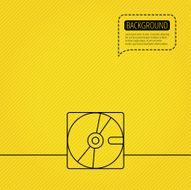 Harddisk icon Hard drive storage sign
