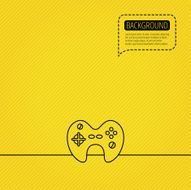 Joystick icon Video game sign