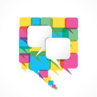 message bubble concept design