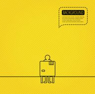 Beach changing cabin icon Human symbol