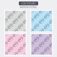 American football icon Sport ball sign