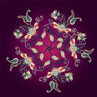 Vector Paisley mandala