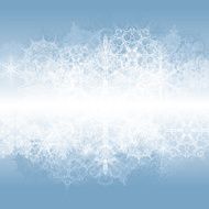 Snowflake season snow background