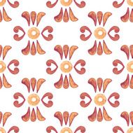 Watercolor abstract seamless pattern N2