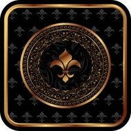 royal golden frame with