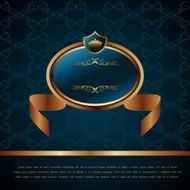 royal background with artistic award