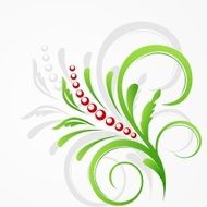 Floral decorative background N9