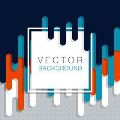 vector set with abstract background paint pouring around square N5
