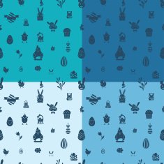 Easter Seamless Pattern N15
