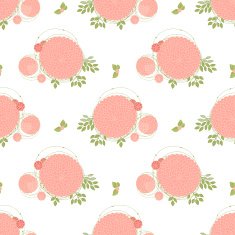 Seamless texture with asters N13