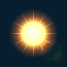 Vector modern sun background sunshine design