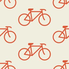 Bicycle seamless pattern N14