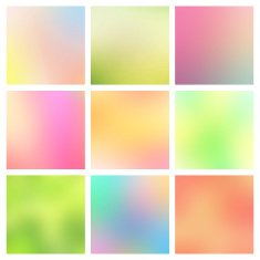 Colorful blurred vector backgrounds Elements for your website or presentation