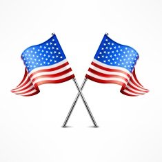 Two American flag N2